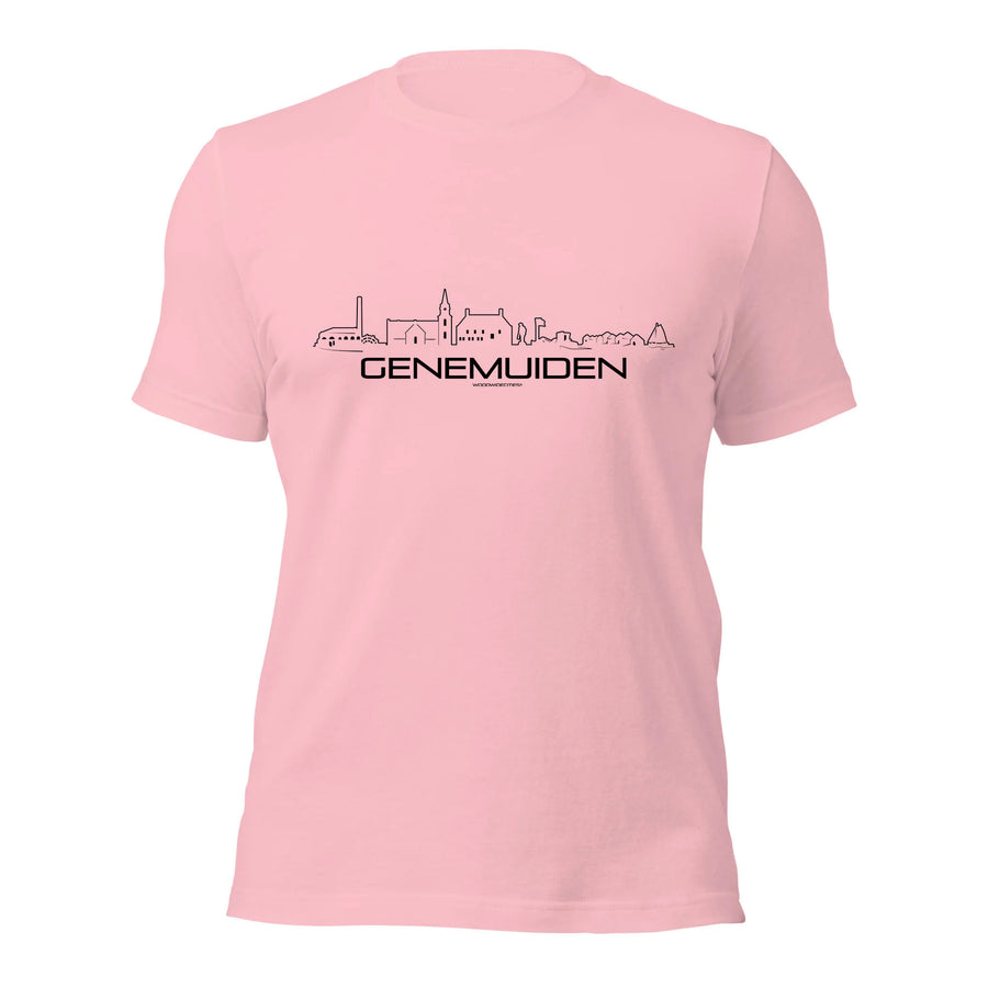 T-Shirt Genemuiden cadeau voor elke citylover decoratie kleding relatiegeschenk van WoodWideCities