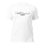 T-Shirt Goes White S houten cadeau decoratie relatiegeschenk van WoodWideCities