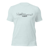 T-Shirt Goes Light Blue S houten cadeau decoratie relatiegeschenk van WoodWideCities