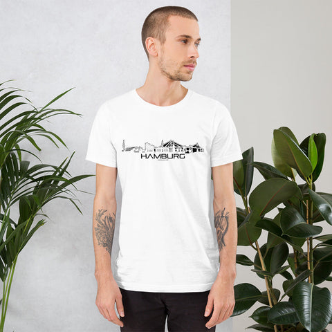 T-Shirt Hamburg houten cadeau decoratie relatiegeschenk van WoodWideCities