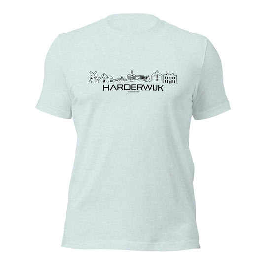 T-Shirt Harderwijk Light Blue S houten cadeau decoratie relatiegeschenk van WoodWideCities