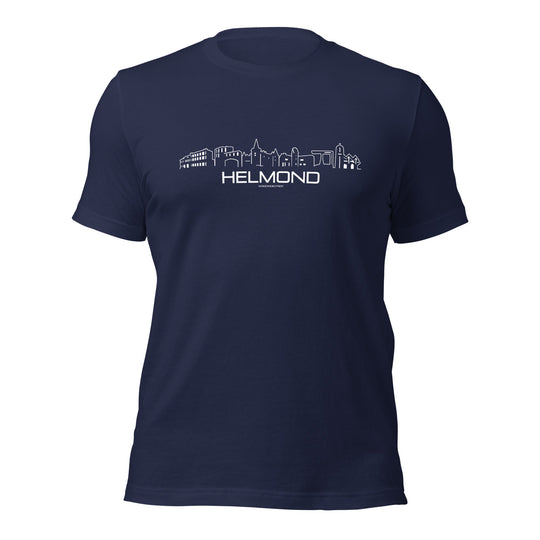 T-Shirt Helmond Navy S houten cadeau decoratie relatiegeschenk van WoodWideCities