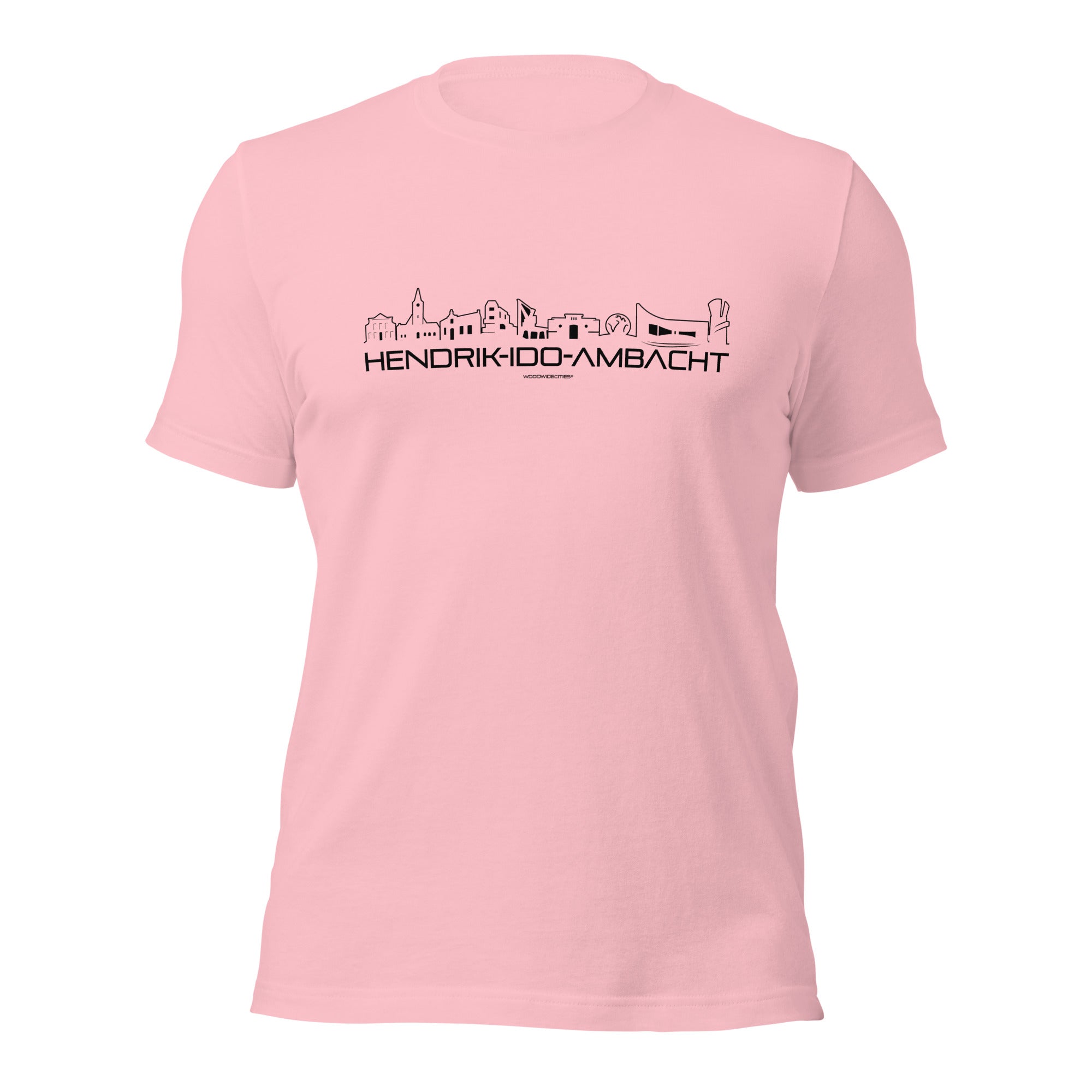 T-Shirt Hendrik-Ido-Ambacht Pink S houten cadeau decoratie relatiegeschenk van WoodWideCities