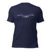 T-Shirt Laren Marineblauw S houten cadeau decoratie relatiegeschenk van WoodWideCities