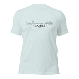 T-Shirt Laren Light Blue S houten cadeau decoratie relatiegeschenk van WoodWideCities