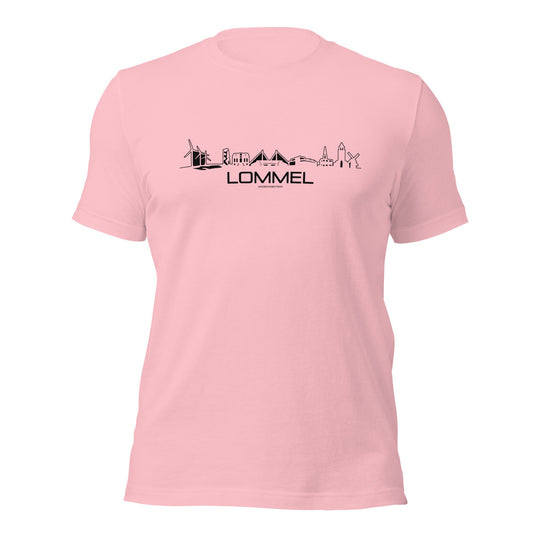 T-Shirt Lommel Pink S houten cadeau decoratie relatiegeschenk van WoodWideCities