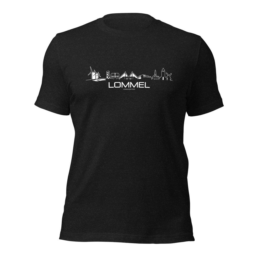 T-Shirt Lommel Black S houten cadeau decoratie relatiegeschenk van WoodWideCities