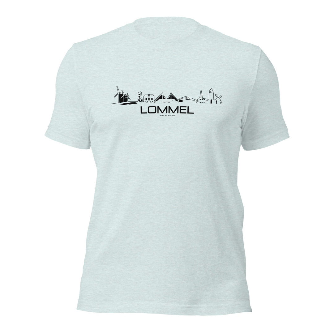 T-Shirt Lommel Light Blue S houten cadeau decoratie relatiegeschenk van WoodWideCities