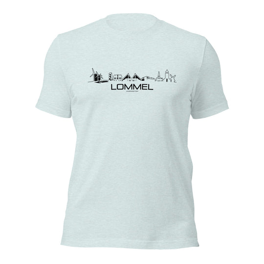T-Shirt Lommel Light Blue S houten cadeau decoratie relatiegeschenk van WoodWideCities