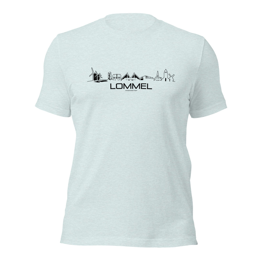 T-Shirt Lommel Light Blue S houten cadeau decoratie relatiegeschenk van WoodWideCities