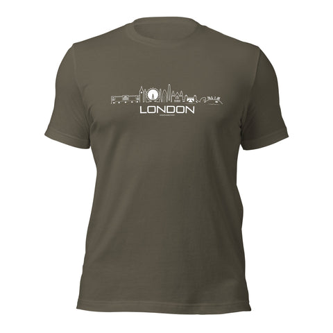 T-Shirt London Army S houten cadeau decoratie relatiegeschenk van WoodWideCities