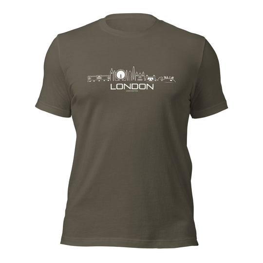 T-Shirt London Army S houten cadeau decoratie relatiegeschenk van WoodWideCities