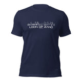 T-Shirt Loon Op Zand Navy S houten cadeau decoratie relatiegeschenk van WoodWideCities