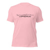 T-Shirt Loppersum Roze S houten cadeau decoratie relatiegeschenk van WoodWideCities