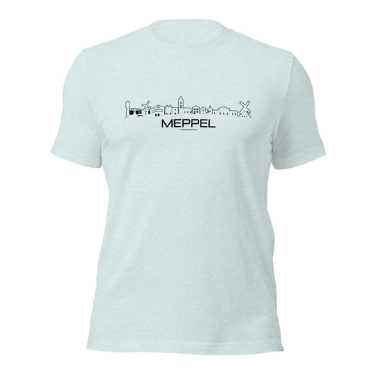 T-Shirt Meppel Light Blue S houten cadeau decoratie relatiegeschenk van WoodWideCities