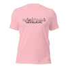 T-Shirt Middelburg Pink S houten cadeau decoratie relatiegeschenk van WoodWideCities