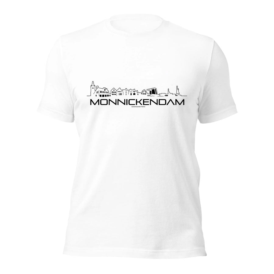 T-Shirt Monnickendam cadeau voor elke citylover decoratie kleding relatiegeschenk van WoodWideCities