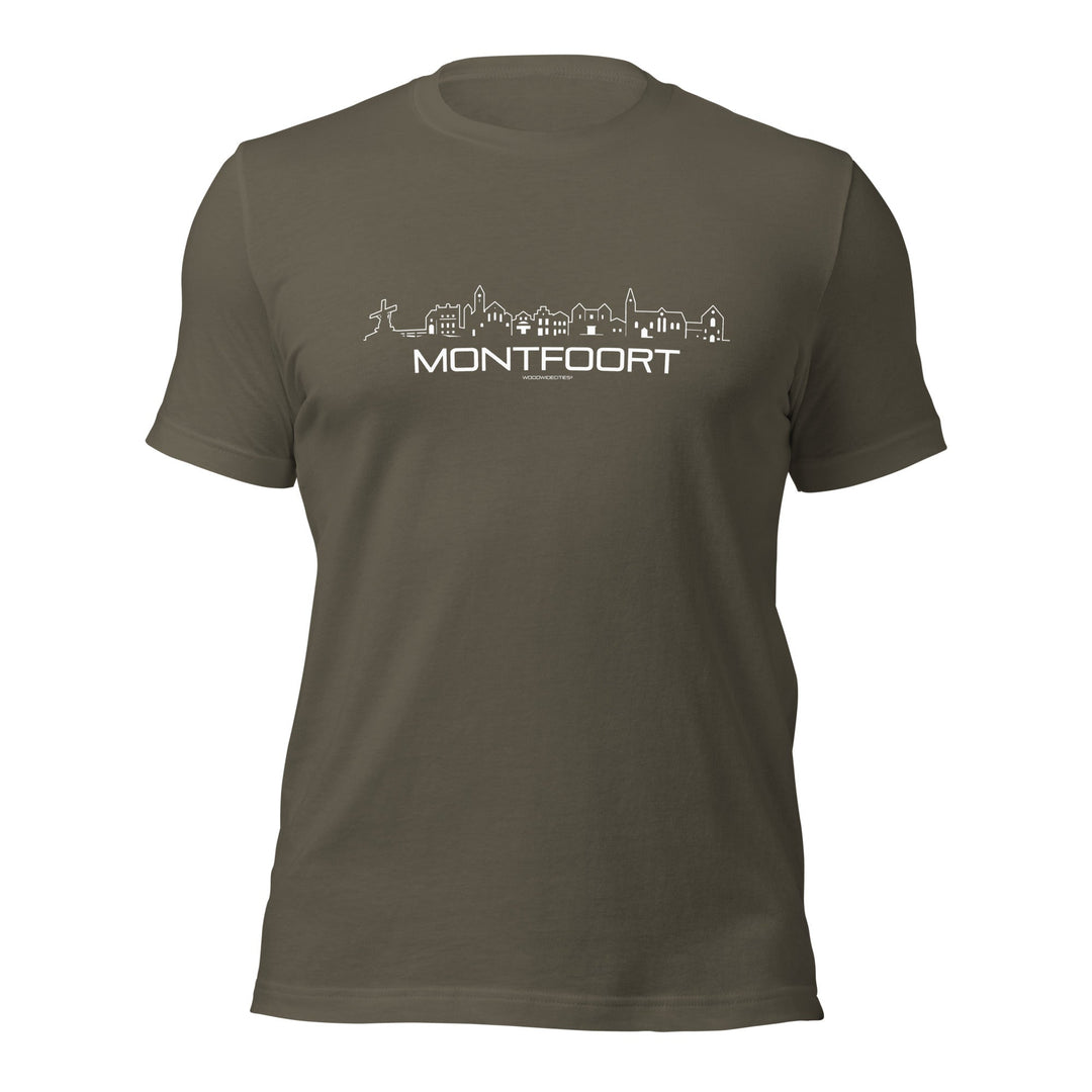 T-Shirt Montfoort Army S houten cadeau decoratie relatiegeschenk van WoodWideCities