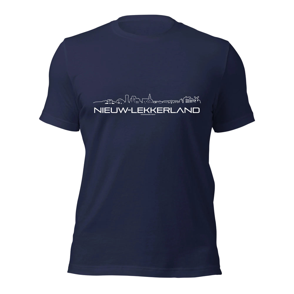 T-Shirt Nieuw-Lekkerland cadeau voor elke citylover decoratie kleding relatiegeschenk van WoodWideCities