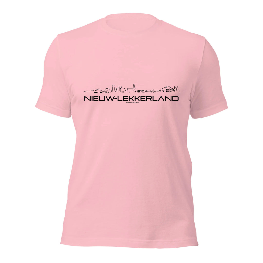 T-Shirt Nieuw-Lekkerland cadeau voor elke citylover decoratie kleding relatiegeschenk van WoodWideCities