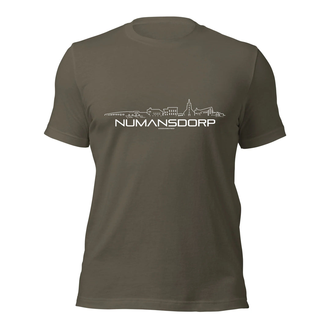 T-Shirt Numansdorp cadeau voor elke citylover decoratie kleding relatiegeschenk van WoodWideCities