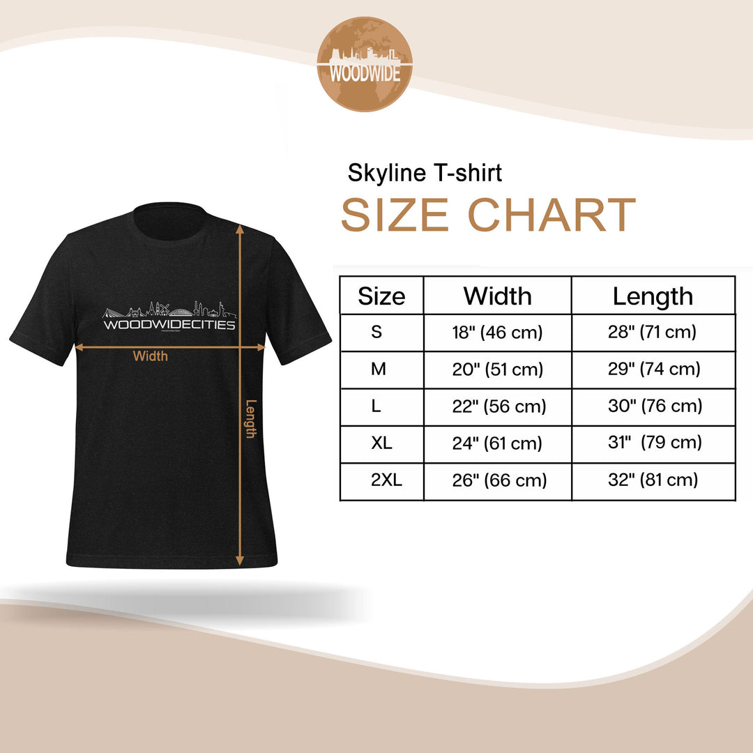 T-Shirt Ridderkerk cadeau voor elke citylover decoratie kleding relatiegeschenk van WoodWideCities