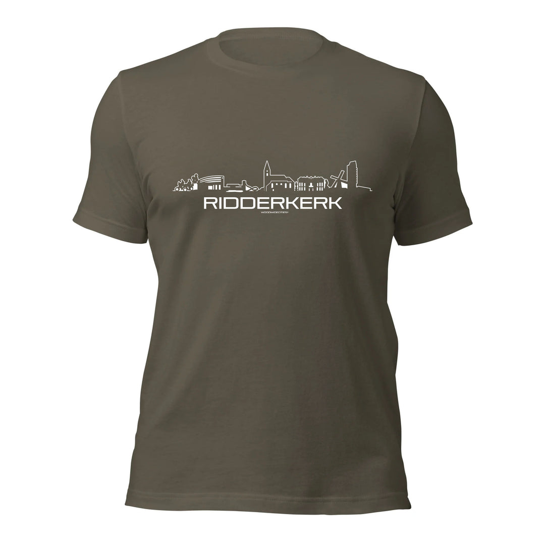 T-Shirt Ridderkerk cadeau voor elke citylover decoratie kleding relatiegeschenk van WoodWideCities
