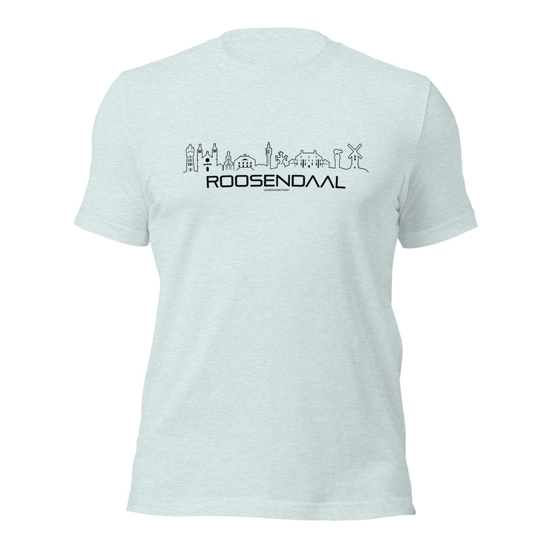 T-Shirt Roosendaal Light Blue S houten cadeau decoratie relatiegeschenk van WoodWideCities