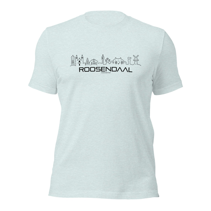 T-Shirt Roosendaal Light Blue S houten cadeau decoratie relatiegeschenk van WoodWideCities