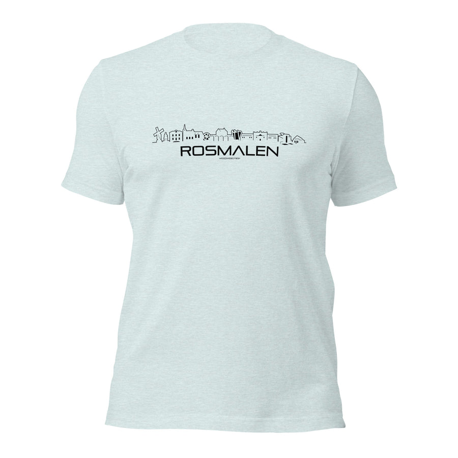T-Shirt Rosmalen Light Blue S houten cadeau decoratie relatiegeschenk van WoodWideCities
