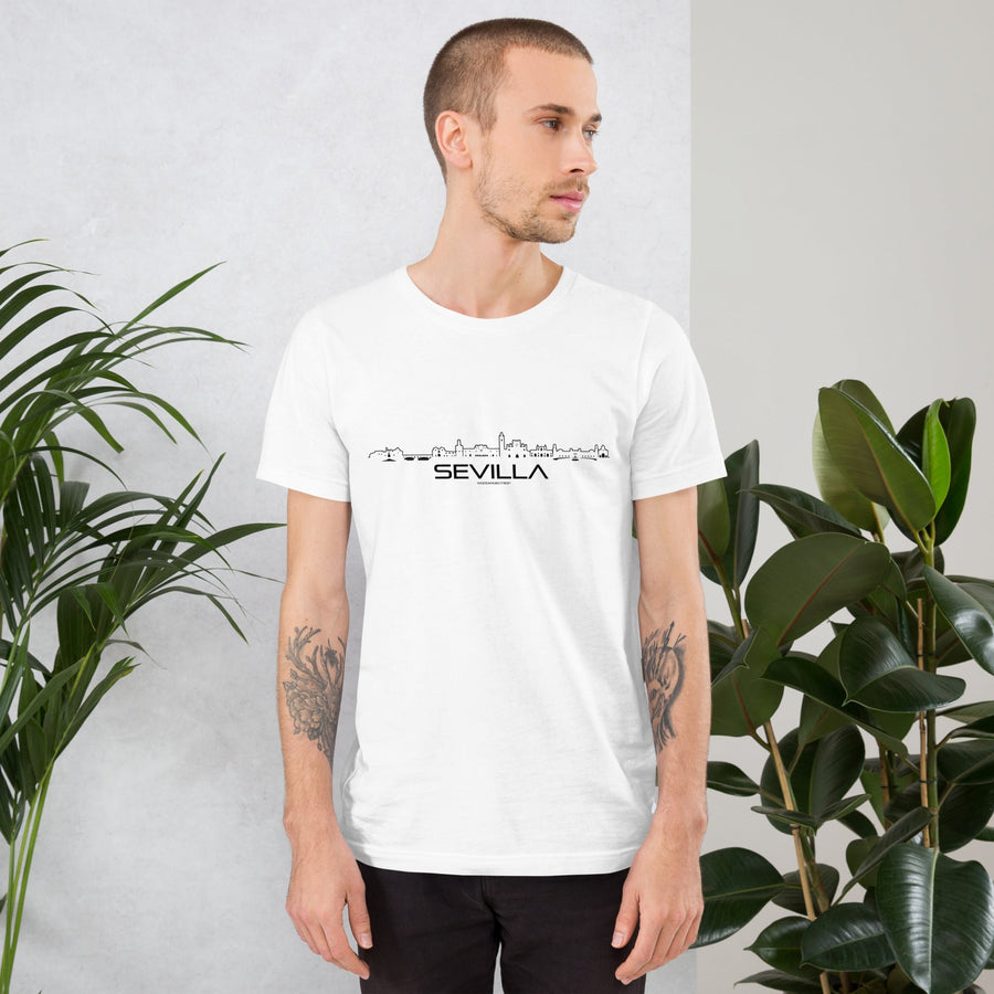 T-Shirt Sevilla houten cadeau decoratie relatiegeschenk van WoodWideCities