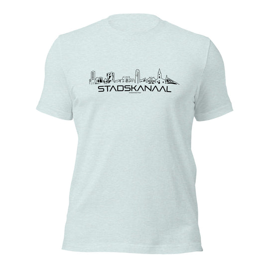 T-Shirt Stadskanaal Light Blue S houten cadeau decoratie relatiegeschenk van WoodWideCities