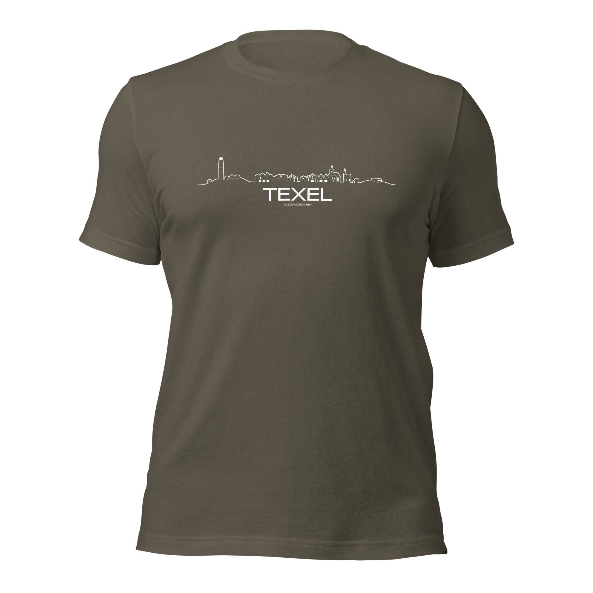 T-Shirt Texel Army S houten cadeau decoratie relatiegeschenk van WoodWideCities