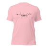 T-Shirt Torino Pink S houten cadeau decoratie relatiegeschenk van WoodWideCities