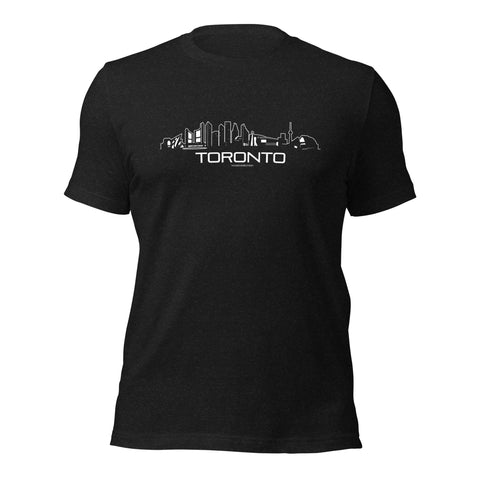 T-Shirt Toronto Black S houten cadeau decoratie relatiegeschenk van WoodWideCities
