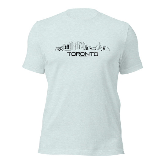 T-Shirt Toronto Light Blue S houten cadeau decoratie relatiegeschenk van WoodWideCities