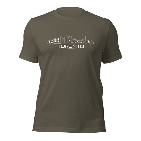 T-Shirt Toronto Army S houten cadeau decoratie relatiegeschenk van WoodWideCities