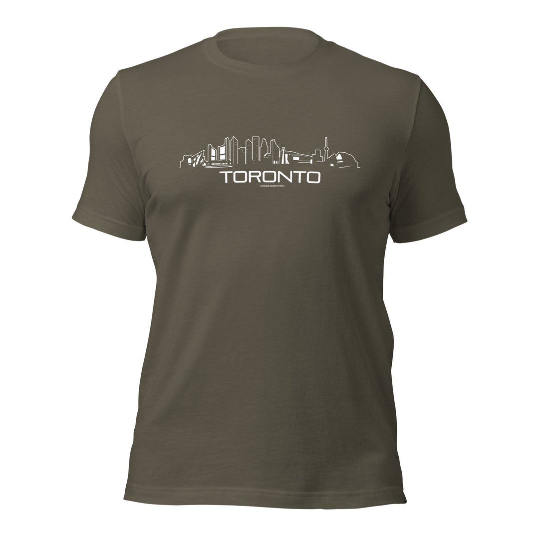 T-Shirt Toronto Army S houten cadeau decoratie relatiegeschenk van WoodWideCities