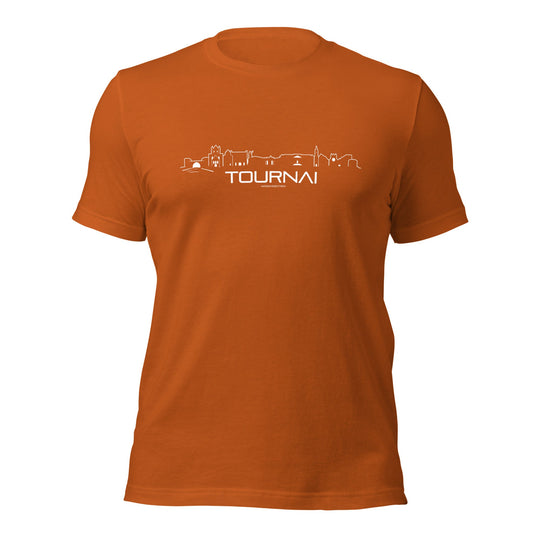T-Shirt Tournai Autumn S houten cadeau decoratie relatiegeschenk van WoodWideCities