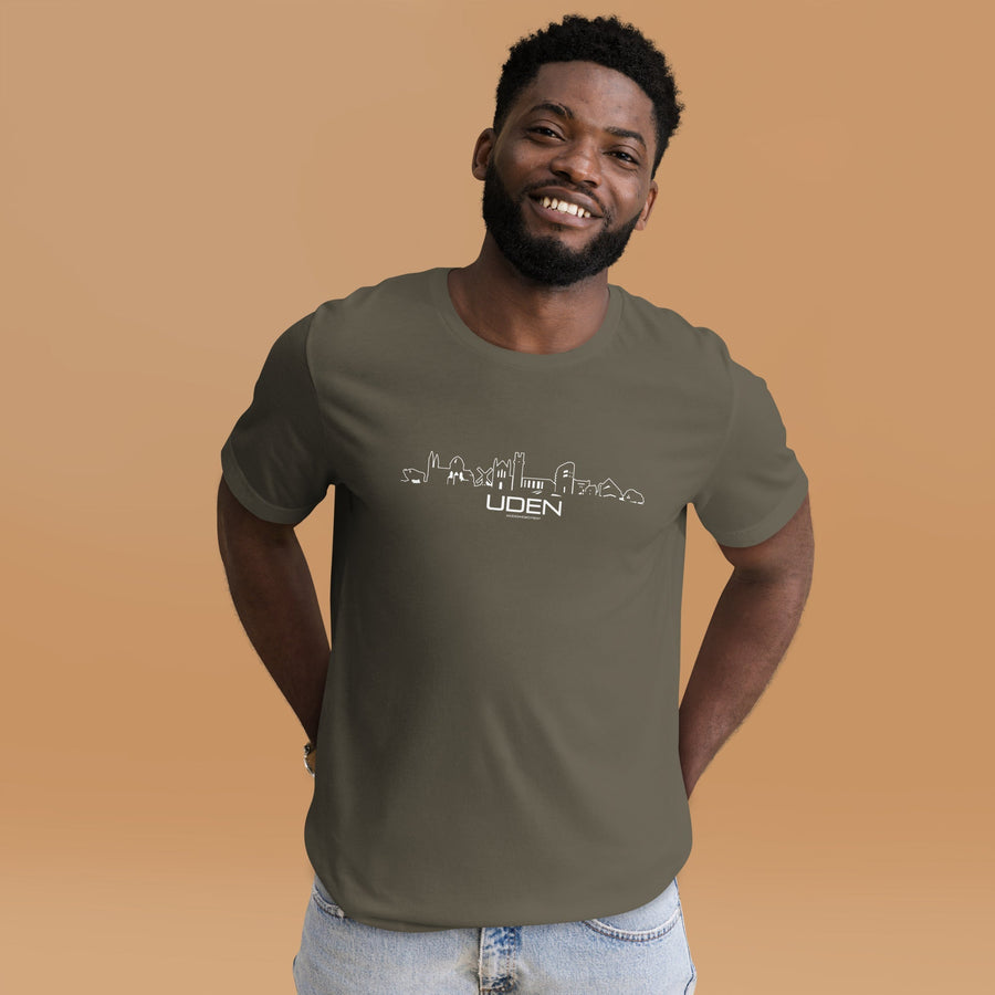T-Shirt Uden houten cadeau decoratie relatiegeschenk van WoodWideCities