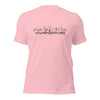 T-Shirt Valkenswaard Pink S houten cadeau decoratie relatiegeschenk van WoodWideCities