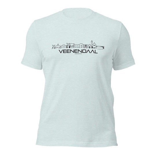T-Shirt Veenendaal Light Blue S houten cadeau decoratie relatiegeschenk van WoodWideCities