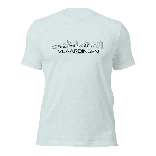 T-Shirt Vlaardingen Light Blue S houten cadeau decoratie relatiegeschenk van WoodWideCities