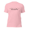 T-Shirt Willemstad Roze S houten cadeau decoratie relatiegeschenk van WoodWideCities