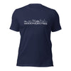 T-Shirt WoodWideCities Marineblauw S houten cadeau decoratie relatiegeschenk van WoodWideCities