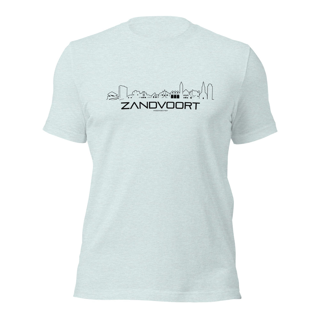 T-Shirt Zandvoort Light Blue S houten cadeau decoratie relatiegeschenk van WoodWideCities