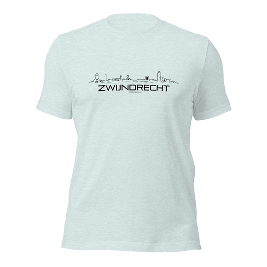 T-Shirt Zwijndrecht Light Blue S houten cadeau decoratie relatiegeschenk van WoodWideCities