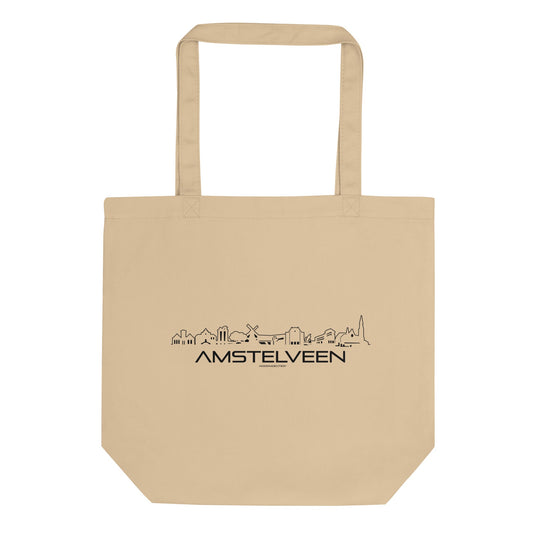 Tas Econscious Amstelveen Oyster houten cadeau decoratie relatiegeschenk van WoodWideCities