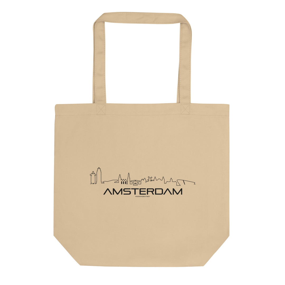 Tas Econscious Amsterdam Oyster houten cadeau decoratie relatiegeschenk van WoodWideCities