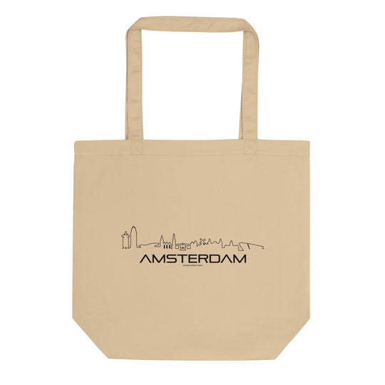 Tas Econscious Amsterdam Oyster houten cadeau decoratie relatiegeschenk van WoodWideCities